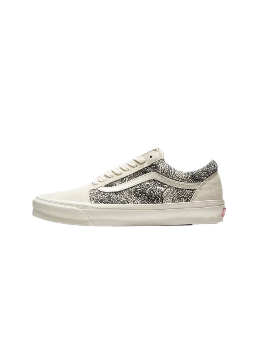 Кеды летние для подростков Vans Vault UA OG Old Skool LX Paisley Картинка Кеды летние для подростков Vans Vault UA OG Old Skool LX Paisley