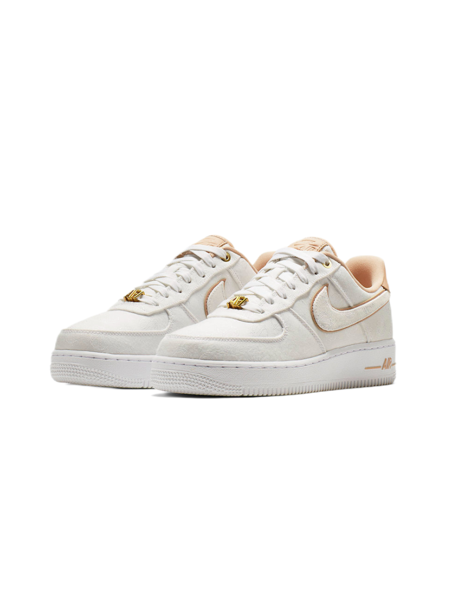 Кроссовки женские спортивные Nike Air Force 1 07  White Beige Картинка Кроссовки женские спортивные Nike Air Force 1 07  White Beige