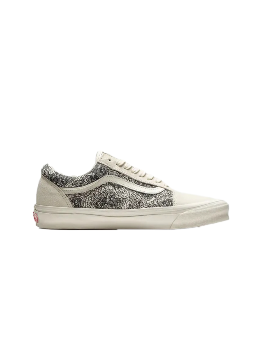 Кеды летние для подростков Vans Vault UA OG Old Skool LX Paisley Картинка Кеды летние для подростков Vans Vault UA OG Old Skool LX Paisley