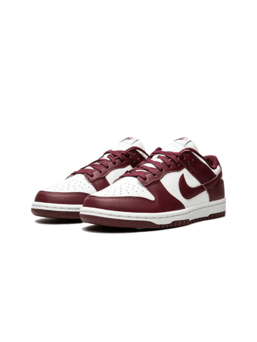 Кроссовки женские кожаные осенние Nike Dunk Low Bordeaux Картинка Кроссовки женские кожаные осенние Nike Dunk Low Bordeaux