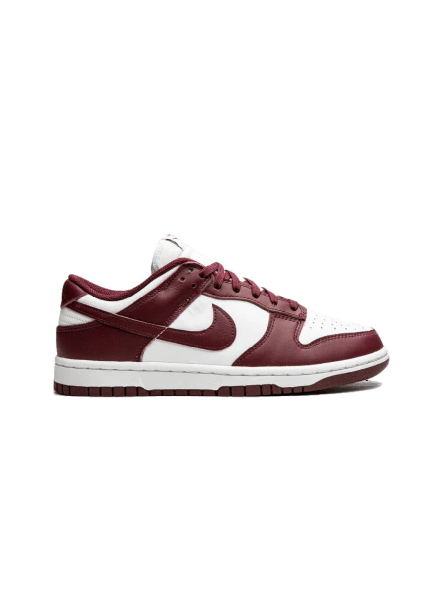 Кроссовки женские кожаные осенние Nike Dunk Low Bordeaux Картинка Кроссовки женские кожаные осенние Nike Dunk Low Bordeaux