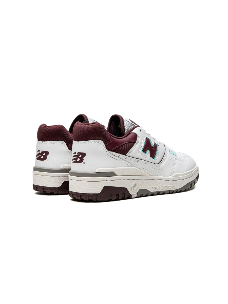 New Balance 550 Burgundy Cyan