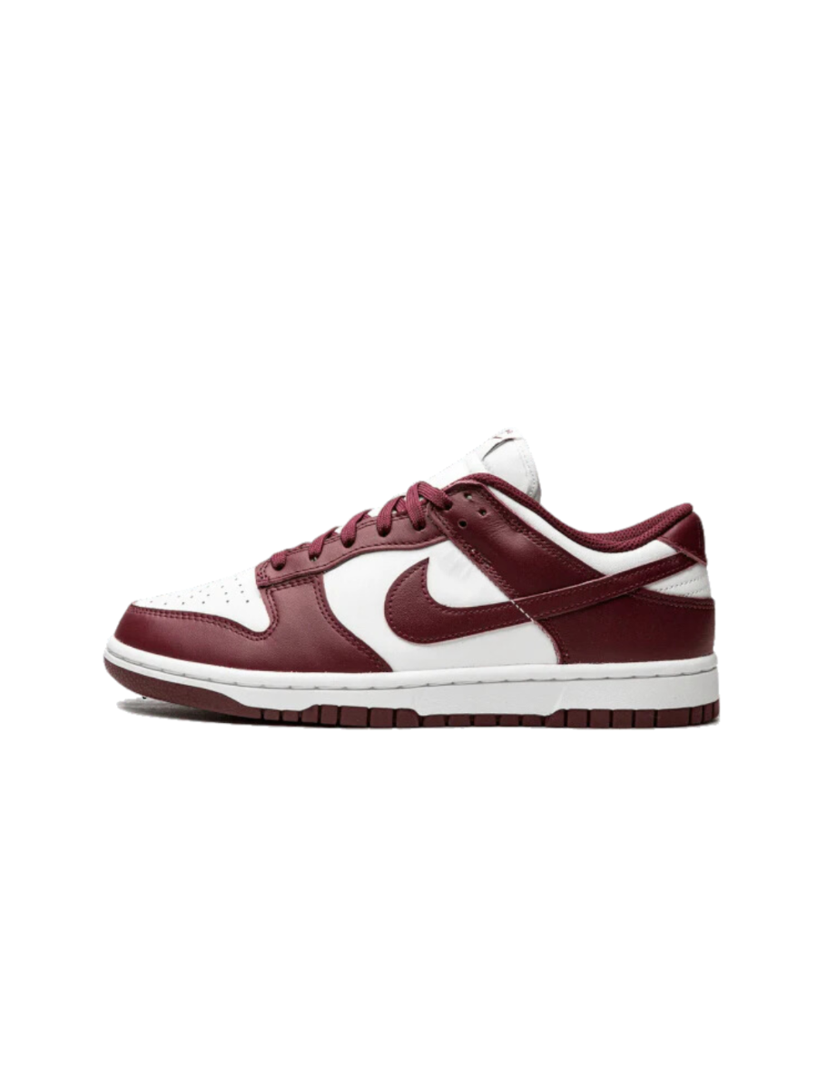 Кроссовки женские кожаные осенние Nike Dunk Low Bordeaux Картинка Кроссовки женские кожаные осенние Nike Dunk Low Bordeaux