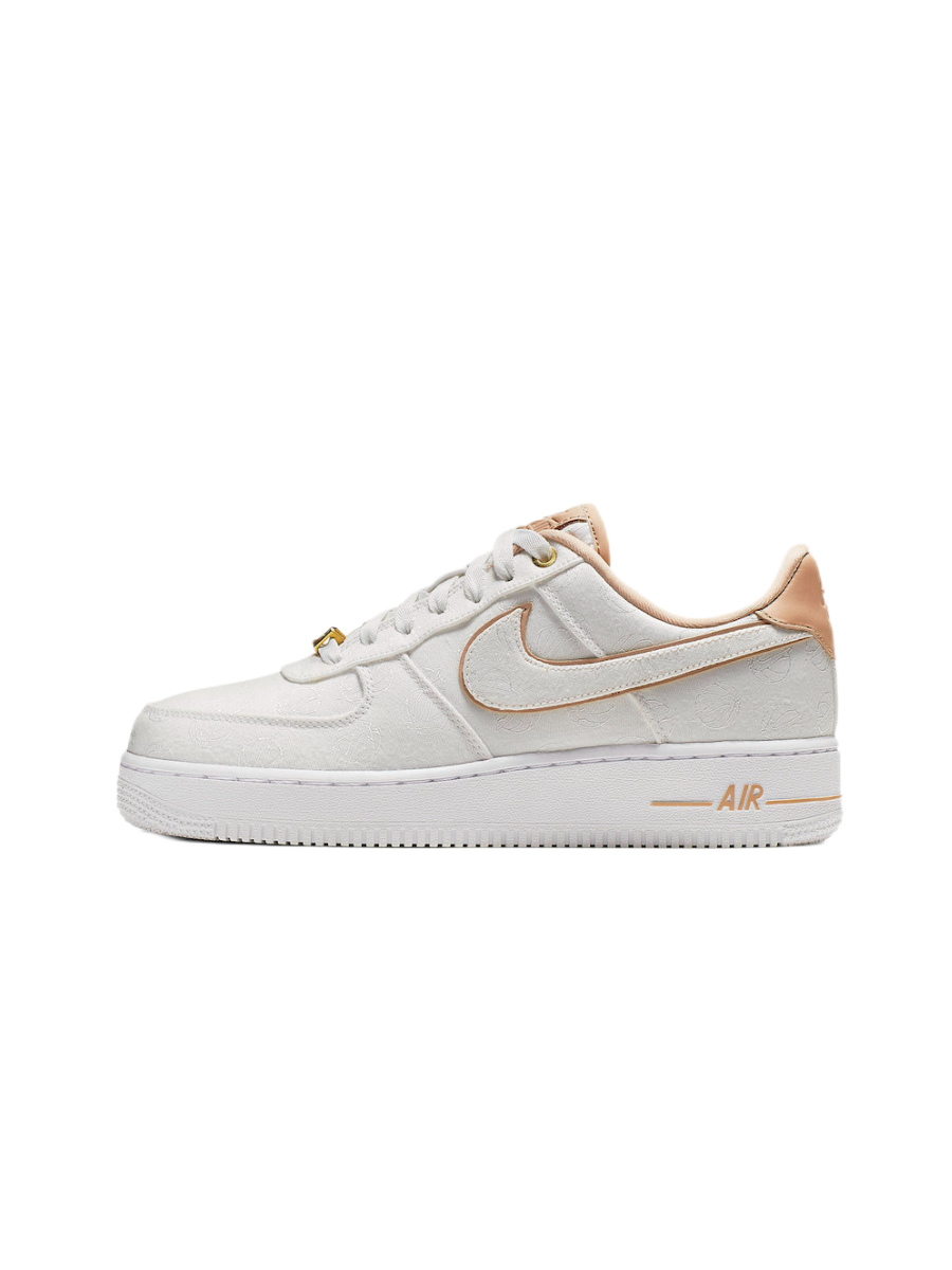 Кроссовки женские спортивные Nike Air Force 1 07  White Beige Картинка Кроссовки женские спортивные Nike Air Force 1 07  White Beige